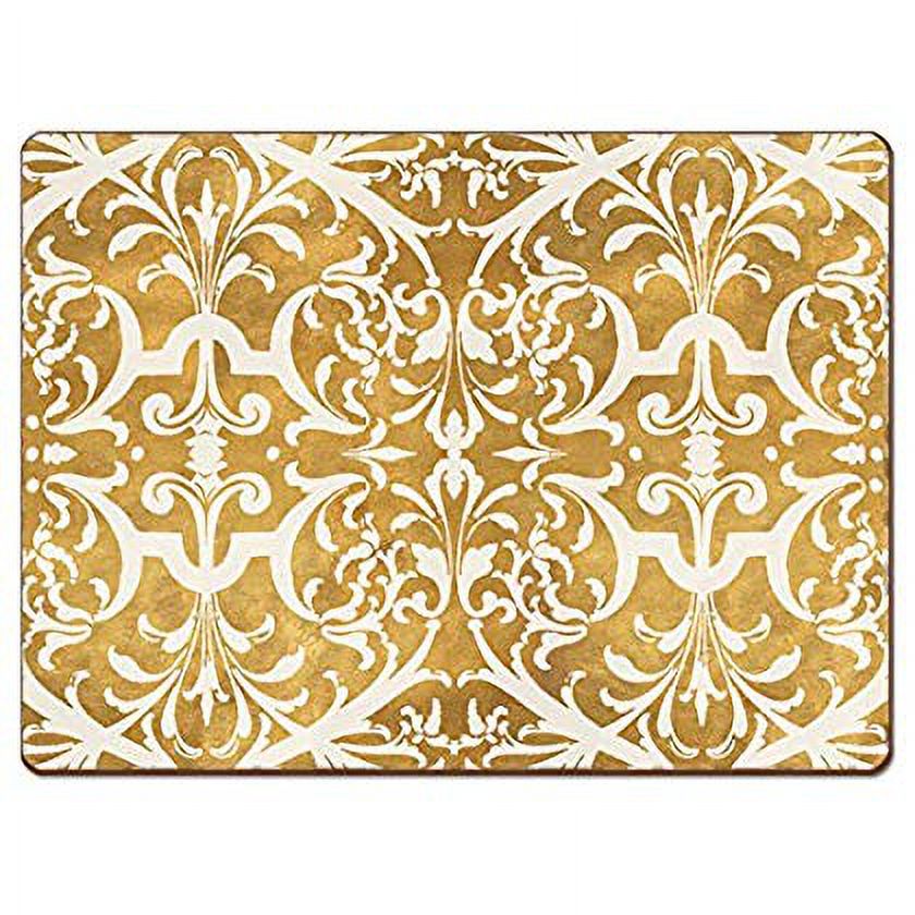 4 Premium Hardboard Placemats Table Mats, Gilded