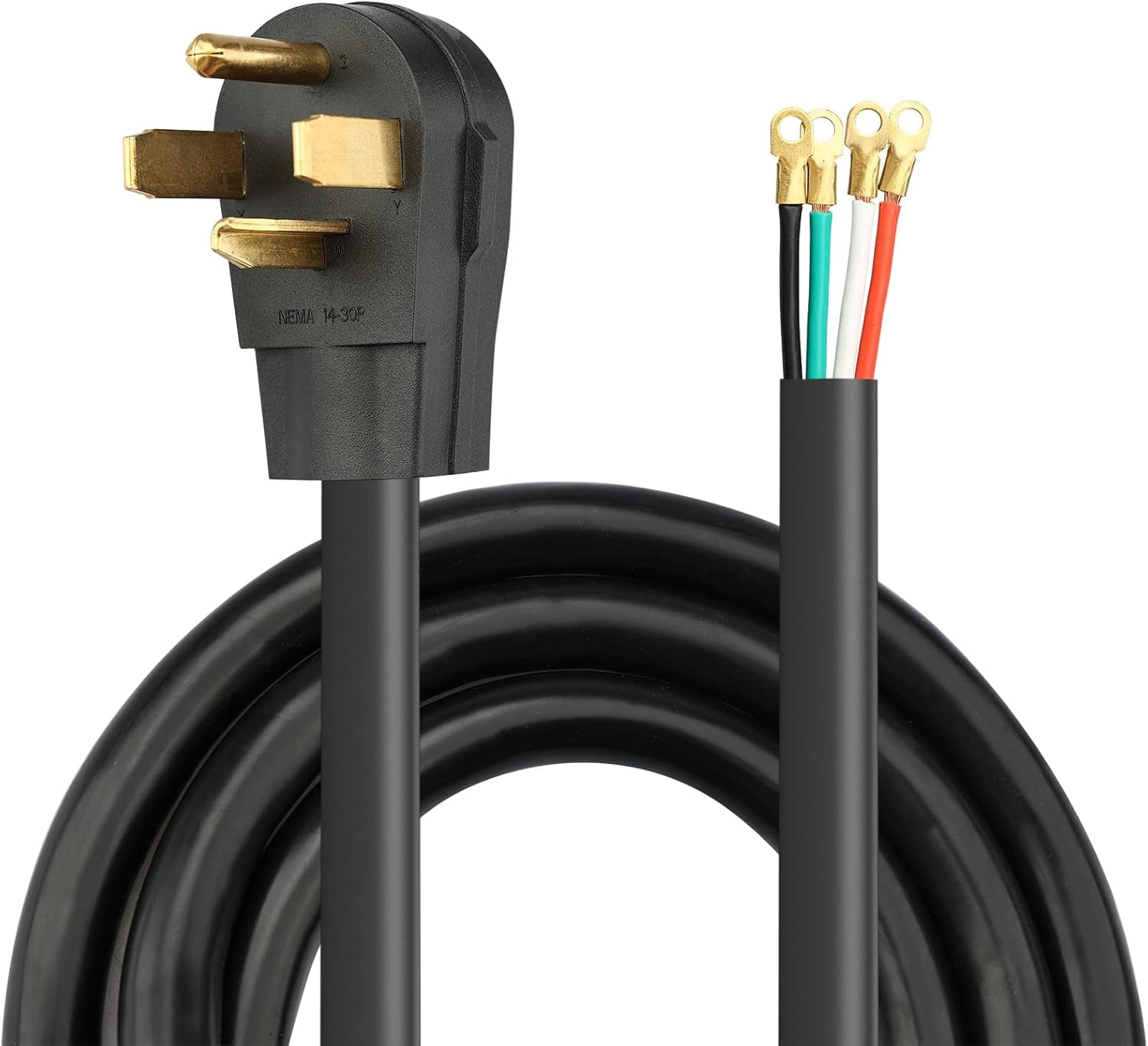4 Prong SRDT Dryer Cord 10 Feet, 30 Amp Appliance Power Cord (NEMA 14
