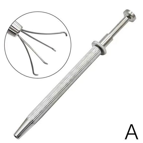 4 Prongs Claw Tweezers Grabber Standard Pick-up Tool Steel Parts Tweezers Prong Beads Claw Tweezer Prongs