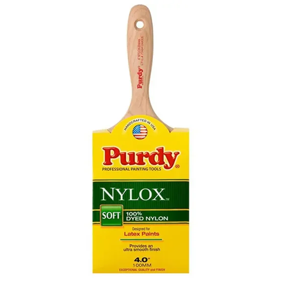 4" Purdy 144400240 Nylox Swan Paint Brush, Tynex Nylon