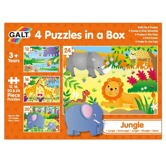 4 Puzzles in A Box - Jungle