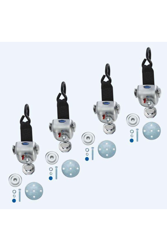 4 QRT-360 Retractors Kit with Slide 'N Click Fittings | Q-10009