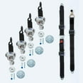 thumbnail image 1 of 4 QRT-360 Retractors with Slide 'N Click Fittings and Manual Lap & Shoulder Belt with L-Track Fitting | Q-8600-AP-SC, 1 of 5