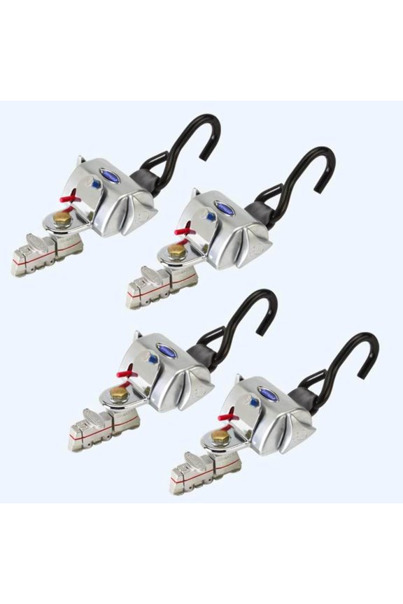 4 QRT Deluxe Retractors with L-Track Fittings | Q-8101-L