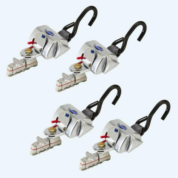 4 QRT Standard Retractors with L-Track Fittings | Q-8201-L