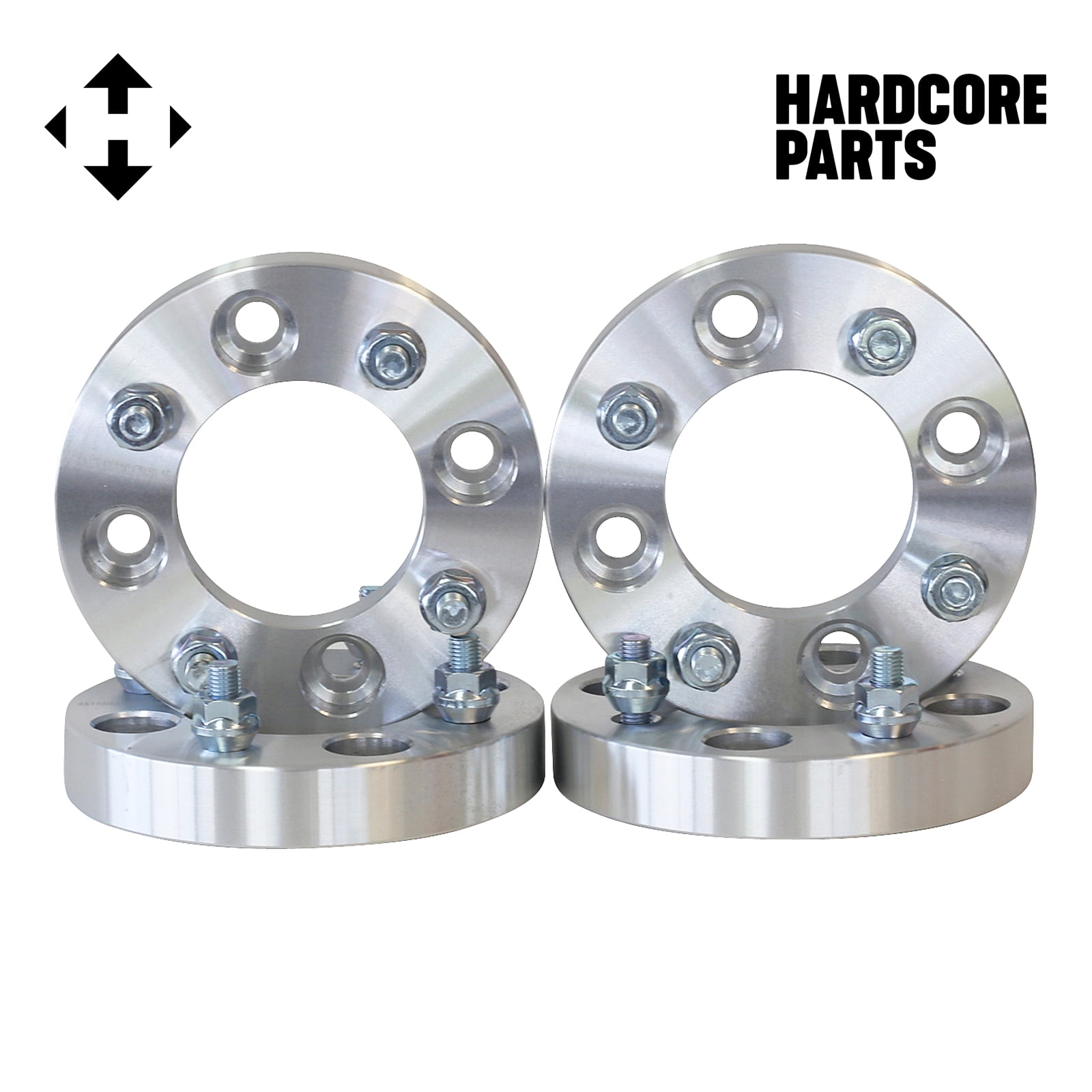4-Pack ATV Wheel Spacers 4x110 Pattern, 1.25" Thick, 76mm Bore, Fit Honda/Yamaha/Suzuki/Kawasaki