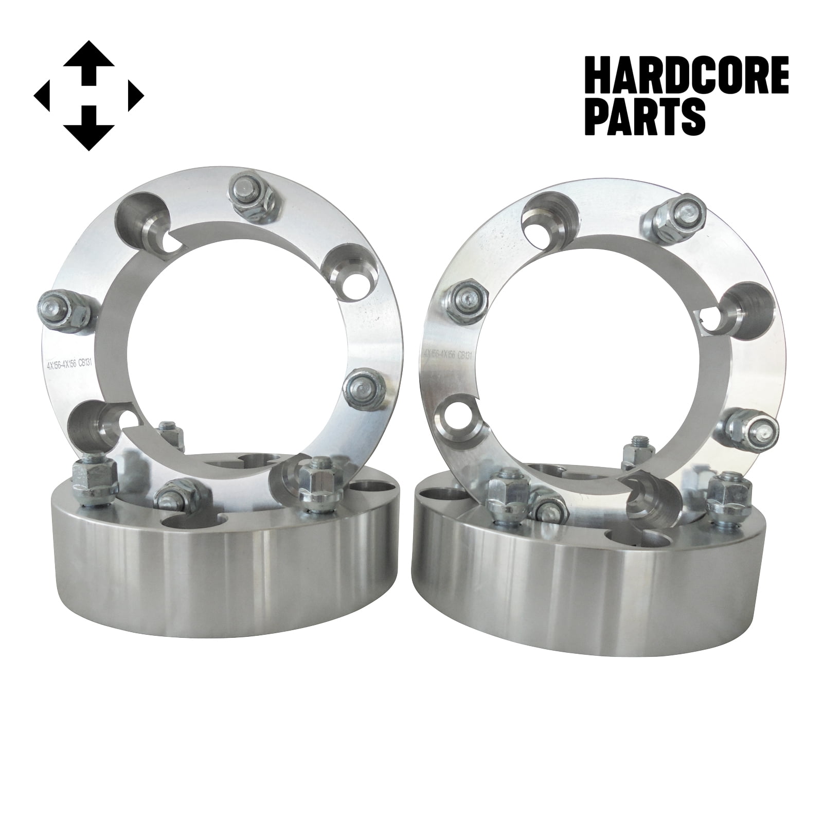 4 QTY ATV Wheel Spacers 2" fits all 4x156 bolt patterns with 12x1.5