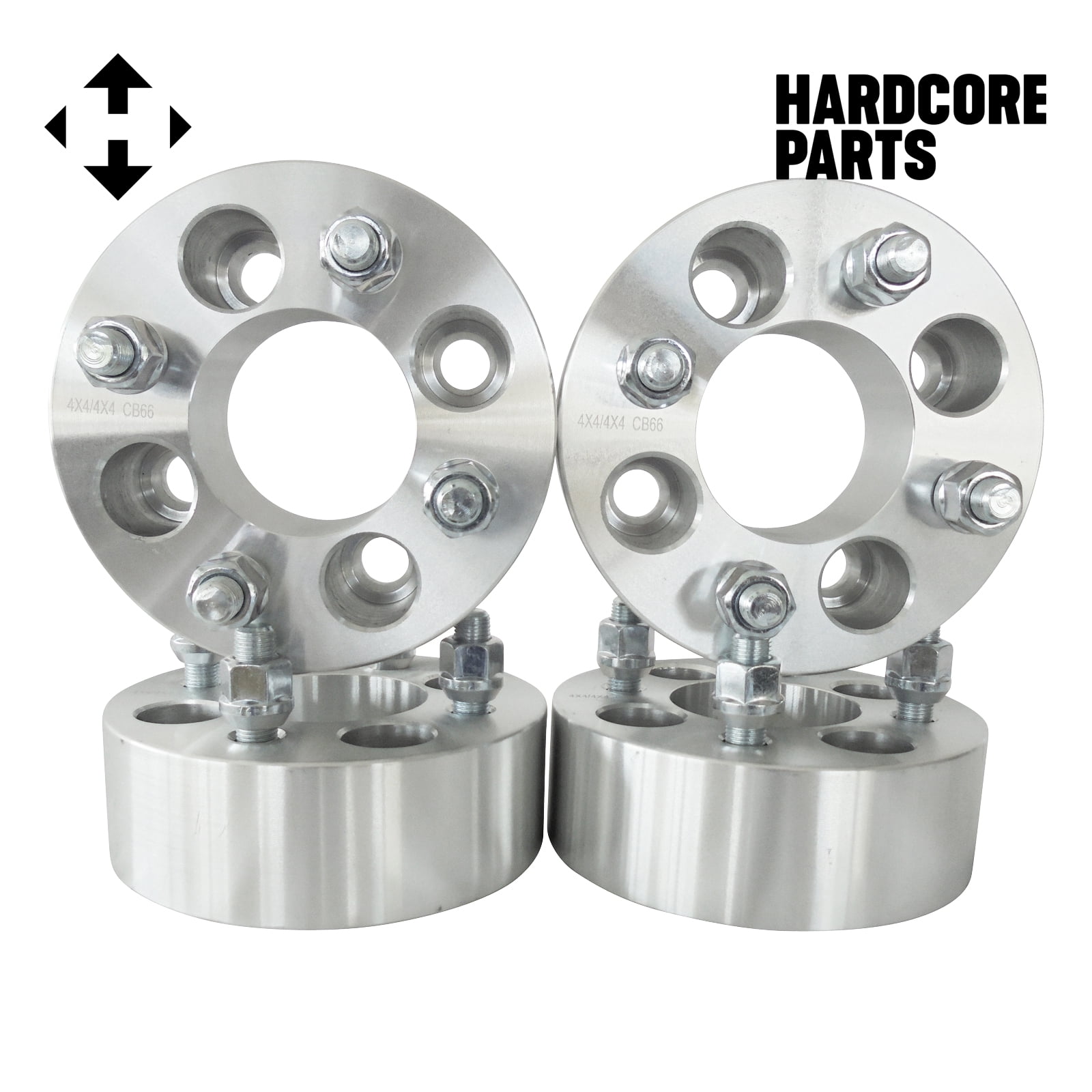 4 QTY Golf Cart Wheel Spacers 2" fits all 4x4 bolt patterns