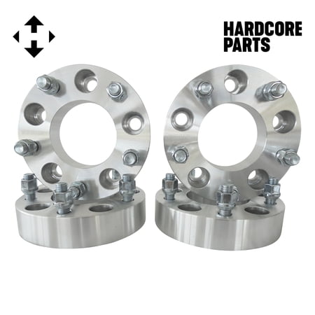 4 QTY Wheel Spacers Adapters 1.5" 5x135 vehicle to 5x5.5 wheel bolt patterns with 14x2 threads - Compatible with Ford 1997-2002 Expedition 1997-2003 F150 F-150 Lincoln Navigator Blackwood