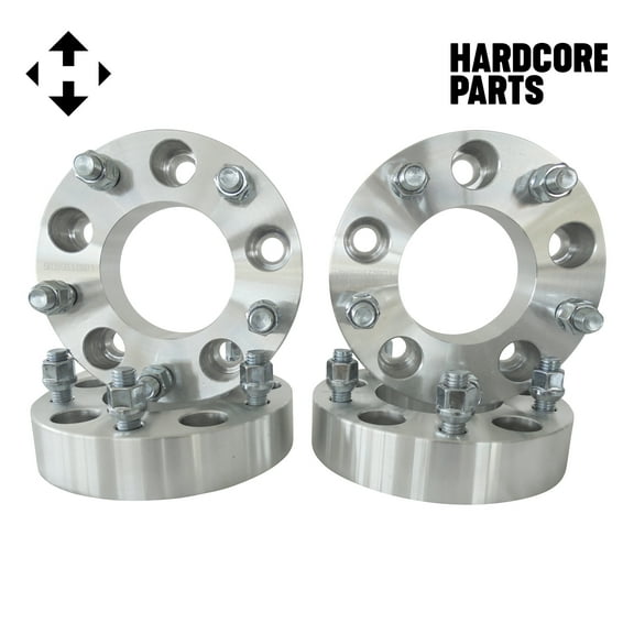 4 QTY Wheel Spacers Adapters 1.5" 5x135 vehicle to 5x5.5 wheel bolt patterns with 14x2 threads - Compatible with Ford 1997-2002 Expedition 1997-2003 F150 F-150 Lincoln Navigator Blackwood