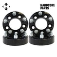 thumbnail image 1 of 4 QTY Wheel Spacers Adapters Black 1.25" 5x4.25 (5x108) to 5x4.5 (5x114.3) with 12x1.5 studs - Compatible with Ford Taurus Thunderbird Jaguar Lincoln Continental, 1 of 3