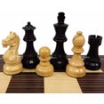 thumbnail image 1 of 4 QUEENS BLACK Supreme Knight 3 3/4" King Staunton Wood Chess Men Set -NO BOARD, 1 of 5