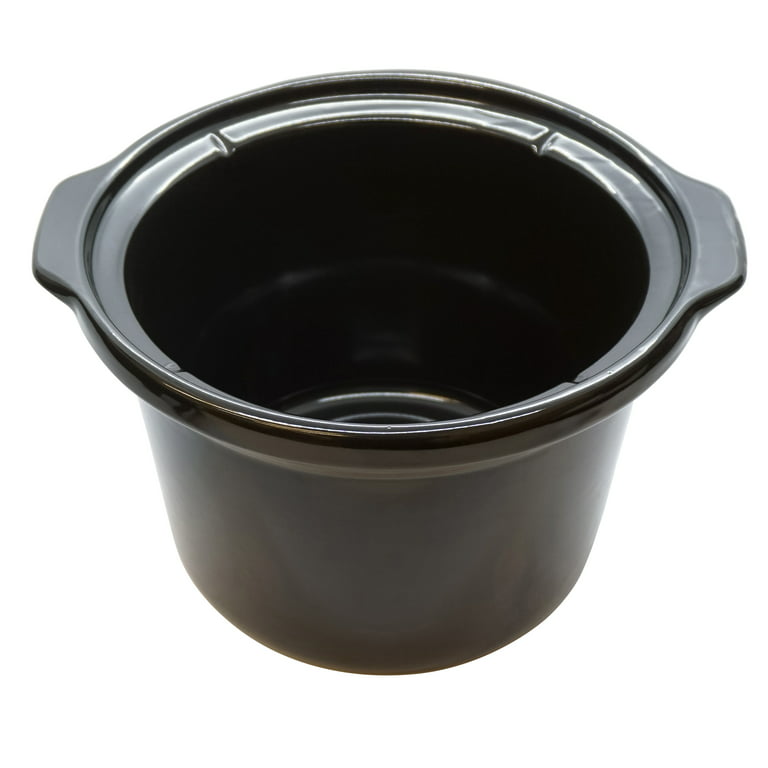 Crock-Pot Slow Cooker, Model SCV400-B-SL, Stoneware Insert 4 Qt. Black
