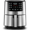 thumbnail image 1 of 4-Qt Digital Air Fryer with Guided Cooking, Easy Clean, Stainless Steel, 1 of 5