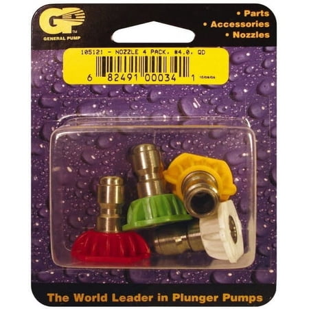 Value Collection 5,000 psi Fixed, Quick Disconnect Pressure Washer Nozzle 4mm Orifice Diam, 1/4" Thread