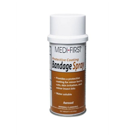 4 Qty Bandage Spray 3 oz Aerosol Can - First Aid Kits - Medi-First - MS-60905