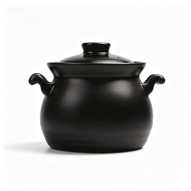 4 Quart Cauldron Slow Cooker with Fixed Ceramic Crock