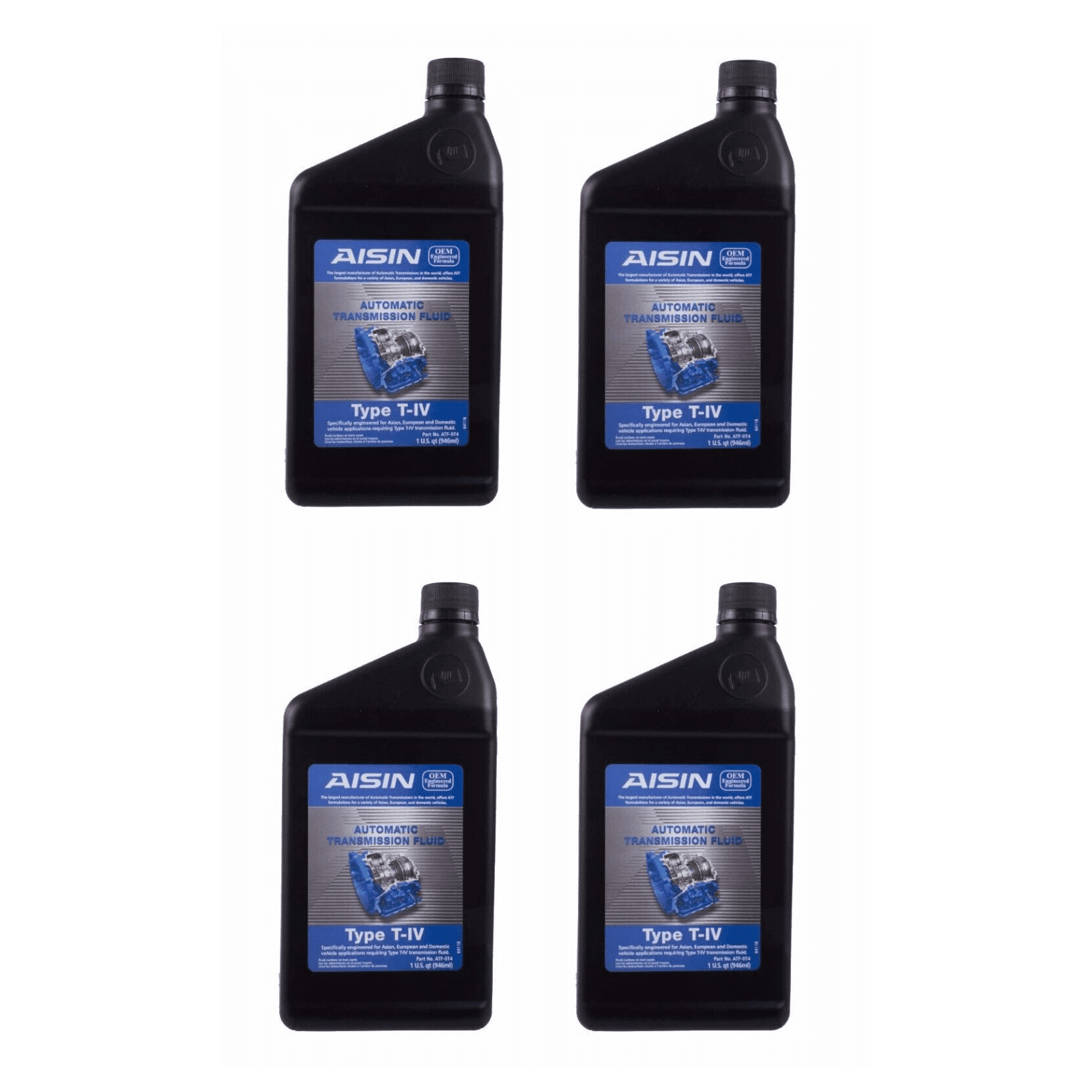 4 Quarts Automatic Transmission Fluid AISIN ATF-0T4 Type T-IV