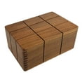 thumbnail image 1 of 4 Queens Acacia 3 1/2" King Staunton Wood Chess Men Set Option Storage NO Board, 1 of 9
