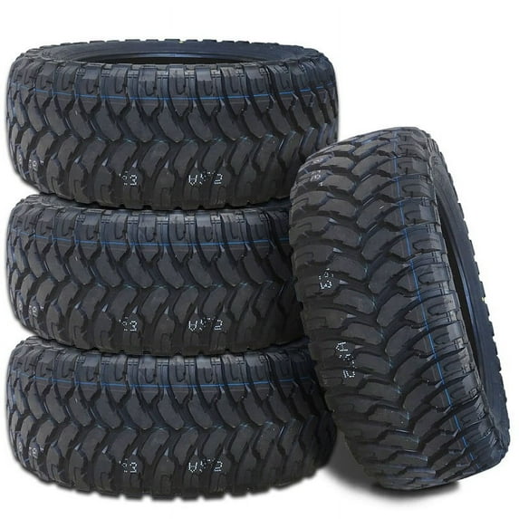 4 RBP Repulsor M/T 33X12.50R15LT 6 Ply/C 108Q Mud Tires, Truck/SUV, Off Road RBPMT15125010 / 33/12.5/15 / 3312.515