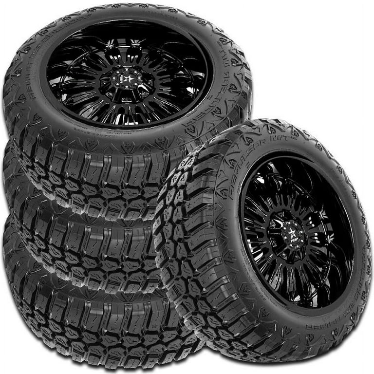 4 RBP Repulsor M/T RX 285/65R18 125/122Q 10-Ply/E Mud Tires, Truck/SUV, Off  Road RBPST1865010 / 285/65/18 / 2856518