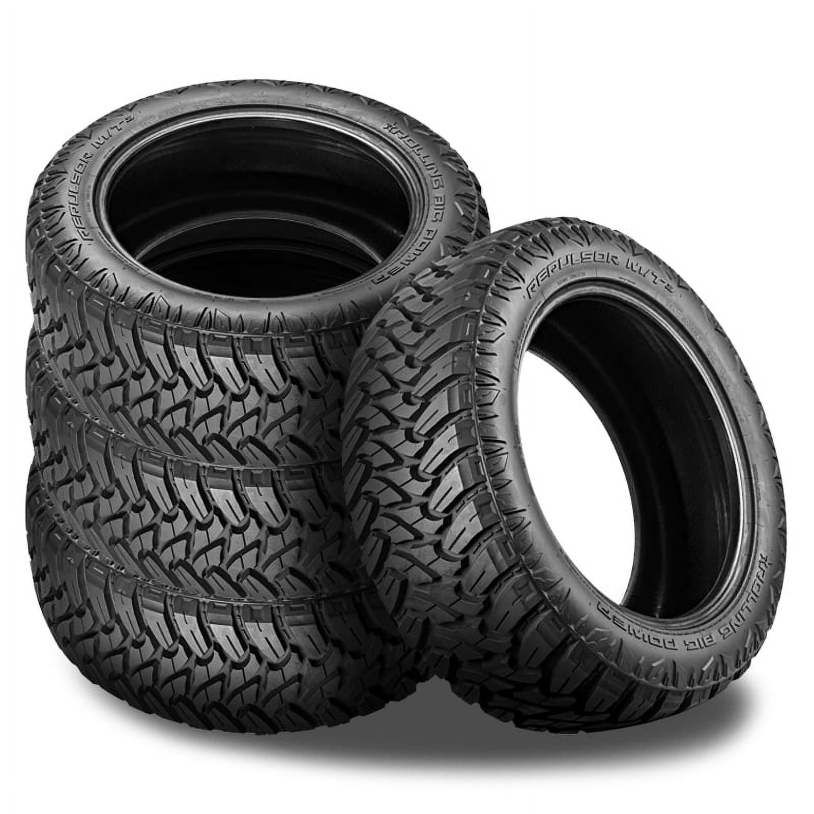4 RBP Repulsor M/T3 33x12.5x20 119Q 12-Ply Off Road Mud Tires M/T III Truck/SUV RBPSTMT320010 / 33/12.5/20 / 3312.520