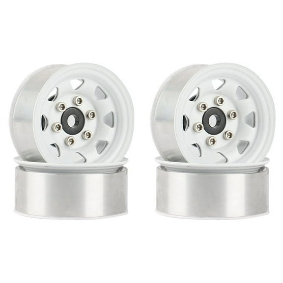 4 * RC Car 1.55 Wheel Rim-white