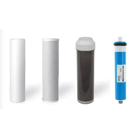 4 RO/DI AQUARIUM REVERSE OSMOSIS WATER FILTERS/MEMBRANE 100 GPD