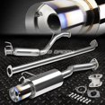 thumbnail image 2 of Newpoint Motor Catback Exhaust System - 94-97 Honda Accord L4 4.5" Rolled Tip - T-304 Stainless Steel 2 of 4