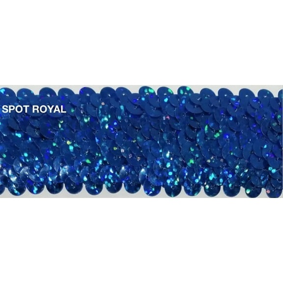 4 ROW (1.5") STRETCH SEQUIN TRIM - 8 Continuous Yards - Many Colors Available!