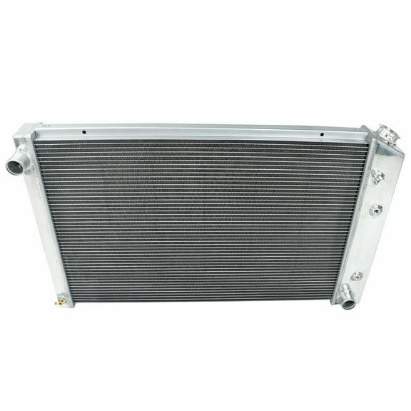 4-ROW Aluminum Radiator For 1973-1987 Chevy Truck 1973-1991 Blazer 19 x 28-1/4"-Core