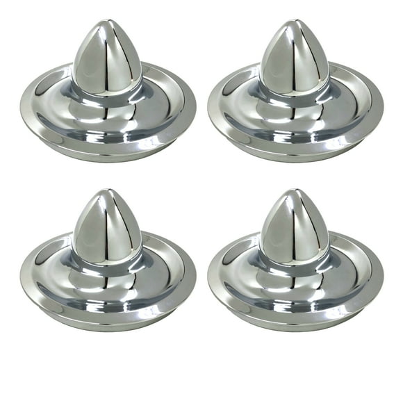 4 Rally Wheel 7.5 " inch Smoothie Bullet Center Caps 8 " inch Outside Diameter