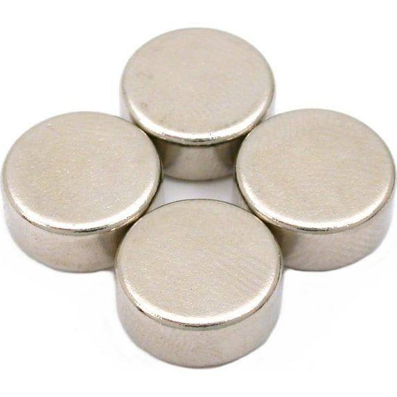 4 Rare Earth Neodymium NdFeB Strong Magnet 8lb 9/16"