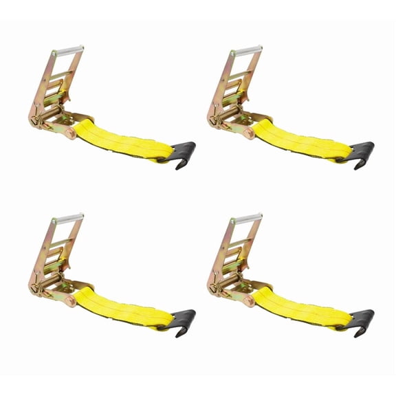 4" Ratchet w/ Flat Hook (No Strap) (4 Pack)