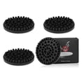 thumbnail image 2 of Rubber Turntable Isolation Feet – Anti-Vibration Pads For Audio Gear – Set Of 4 2 of 6