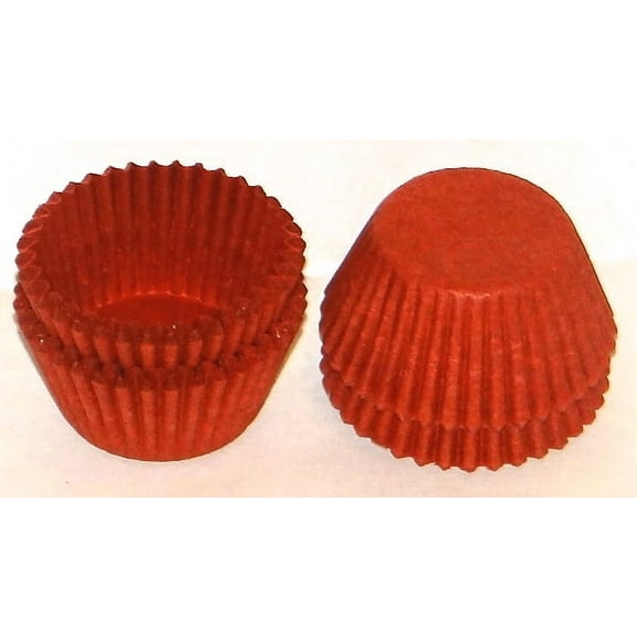 #4 Red Paper Candy Cup Cups 200 Pack Candy Making Supplies