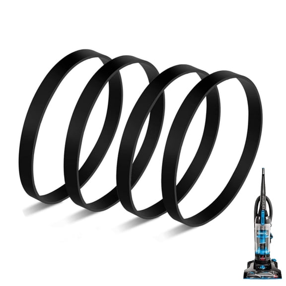 4 Replacement Belts for Bissell PowerForce Helix (Turbo) Vacuum, Replace Parts 2031093, Fit Models 2191, 2191U, 2190, 1700, 1701, 1797, 2691, 2692, 1240, 12B1, 68C7, 3920 Series