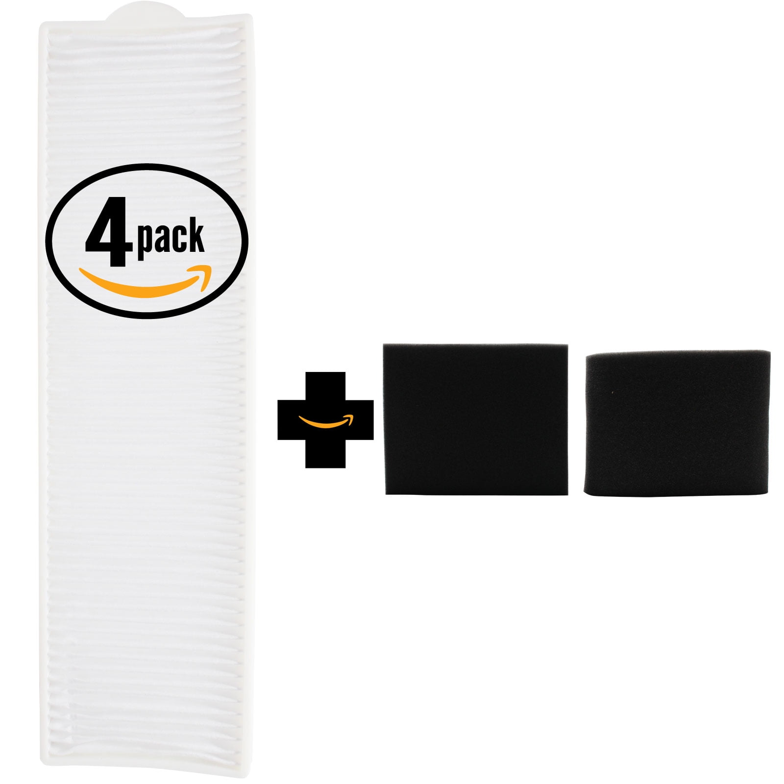 4 Replacement Bissell Clean View II Bagless 3590 Vacuum Pleated Post ...