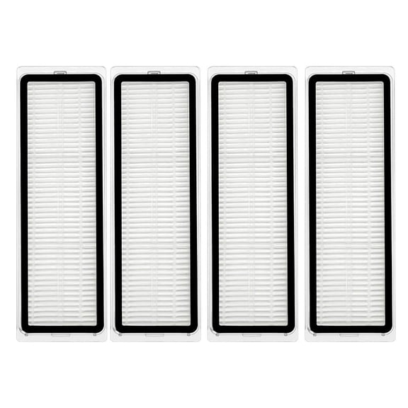 4 Replacement Filters Compatible With For Dreame D20 Plus Robot Vacuum Cleaner Designed For Dust Capture And Air Improvement