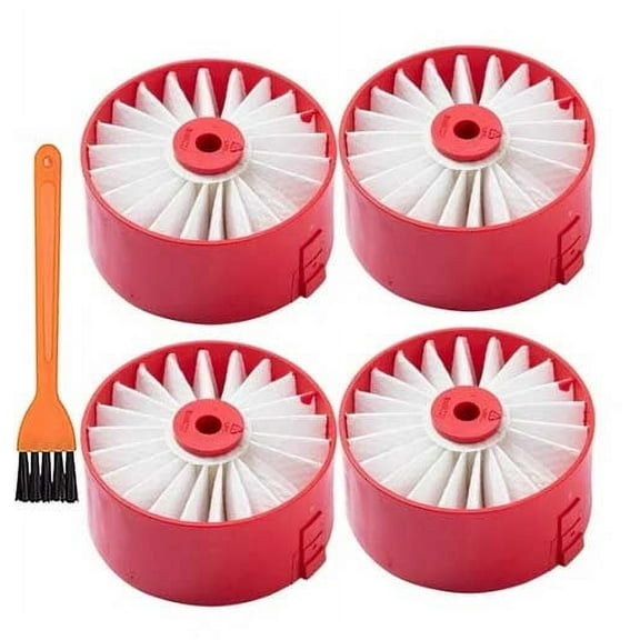 4 Replacement Filters for Craftsman V20 Cordless Stick Vacuum CMCVS001D1, for Black Decker BSVF1 BSV2020 BSV2020G BSV2020P Cordless Stick Vacuum Cleaner with 1 Cleaning Brush