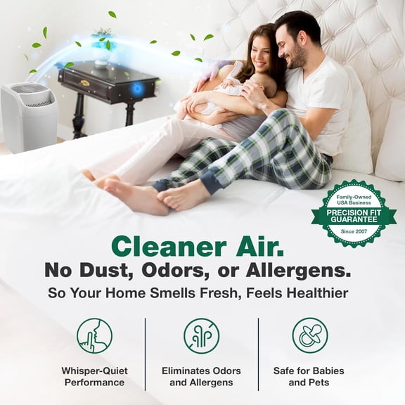4 Replacement Humidifier Paper Wick Filters Compatible with Aircare and Essick Models