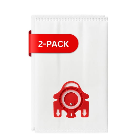 4 Replacement Miele Flamenco S248i Vacuum Bags with 4 Micro Filters - Compatible Miele Type FJM Vacuum Bags (2-Pack, 2 Bags Per Pack)