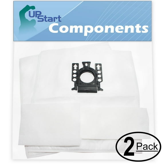 4 Replacement for Miele Exquisit XE S400 Vacuum Bags with 4 Micro Filters - Compatible with Miele Type GN Vacuum Bags (2-Pack, 2 Bags Per Pack)