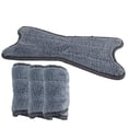 thumbnail image 1 of 4 Reusable Microfiber Mop Pads Compatible with 360 Self Wringing X Floor Cleaning Mop - Washable Micorfiber Cloth Pads for Wet or Dry Cleaning on Hardwood, Tile, Laminate, and More, 1 of 6