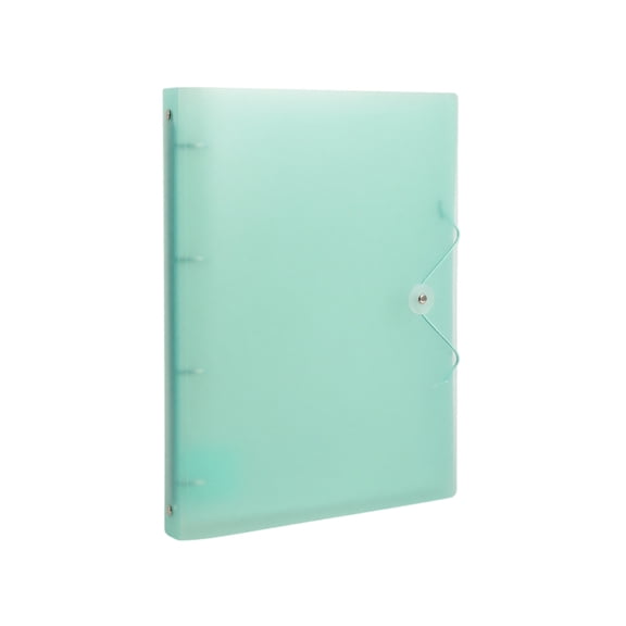 4 Ring Binder Folder, Metal Ring Document Organizer for School Office Supplies, File Storage Folder for Paper Organization