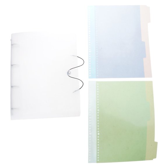 4 Rings Binder 12.59x9.76Inch Hold up 220Sheets Water Resistant for Student Teacher Office Workers Presentation Folder