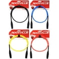 thumbnail image 1 of 4 Rockville 3' Female to Male REAN XLR Mic Cable 100% Copper (4 Colors), 1 of 9