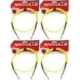thumbnail image 1 of 4 Rockville RCGT3.0Y 3'  1/4" TS to 1/4'' TS Guitar/Instrument Cable, 1 of 2