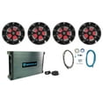 thumbnail image 1 of (4) Rockville RKL80MB 8" 700w Marine Boat Speakers w/LED+Amplifier+Amp Kit, 1 of 23