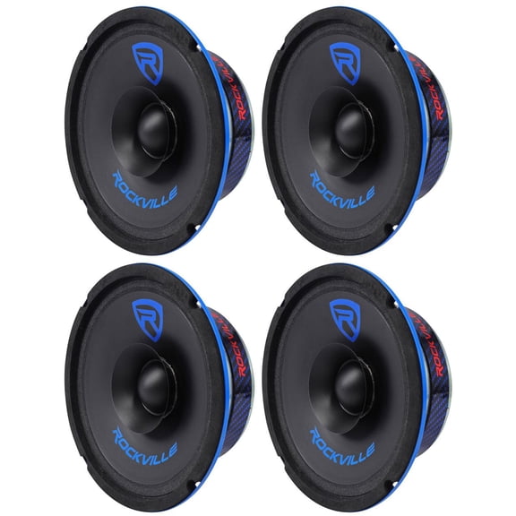 (4) Rockville RM64SP CEA Compliant 6.5 480W Mid-Bass Midrange Car Speakers 4 Ohm